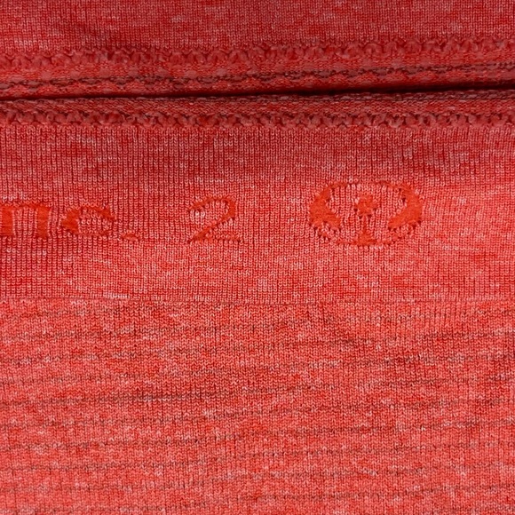Lululemon Run swiftly tank top size 2 warm coral Orange Red - Picture 5 of 6